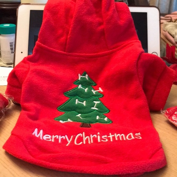 NWT:Pet Christmas Hoodie - Picture 3 of 4